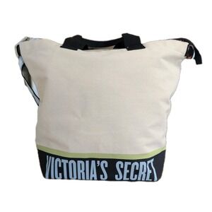 Victoria's Secret Canvas Insulated Tote Bag Beach Nautical